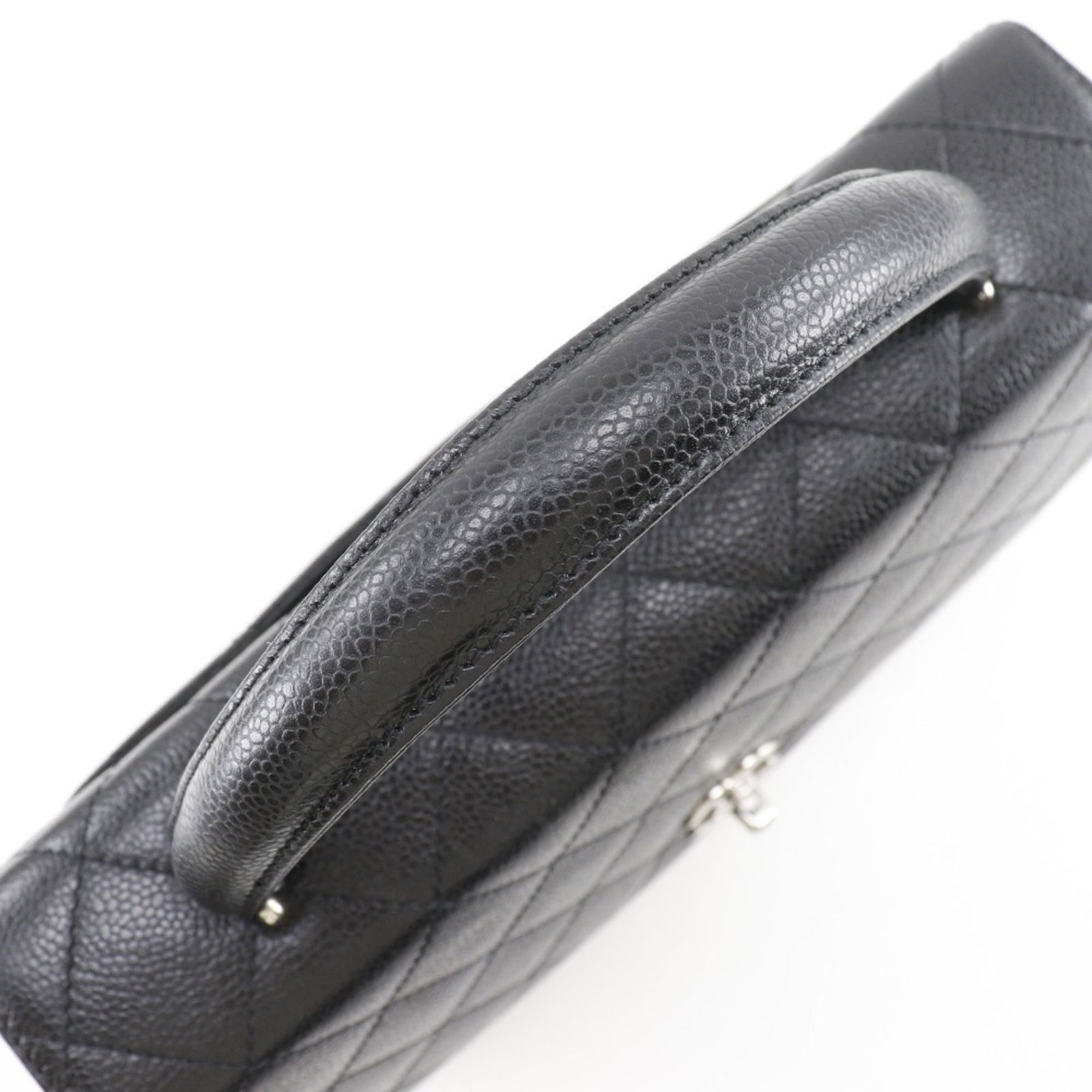 Calfskin Chanel Handbag Grained - 8