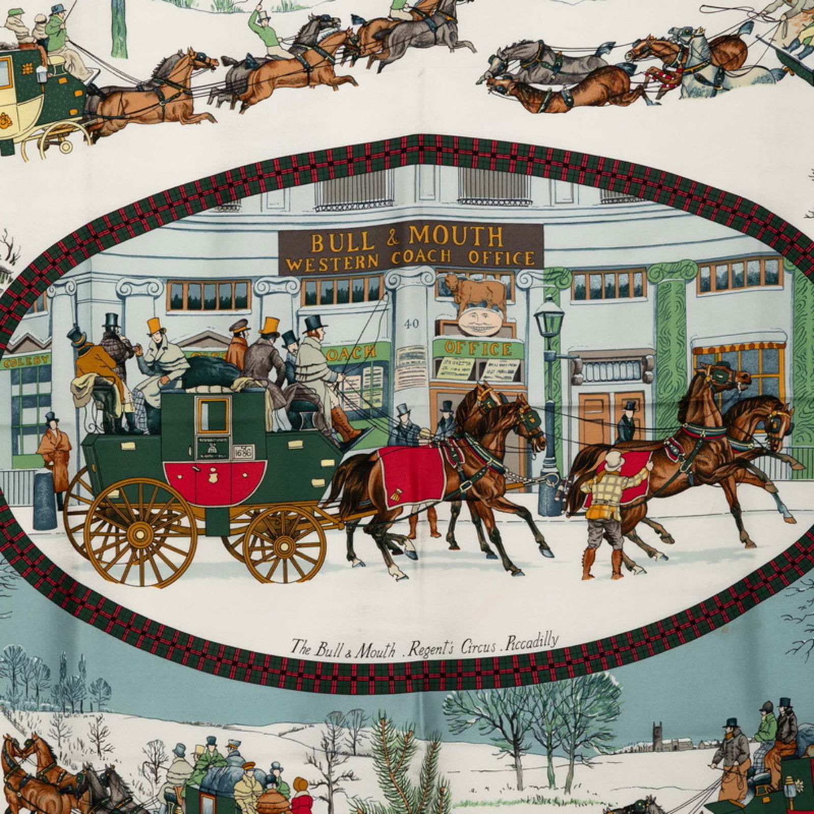 Silk Hermes Scarf - 2