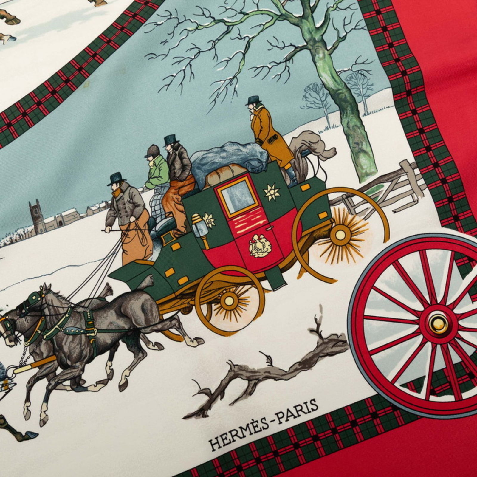 Silk Hermes Scarf - 5