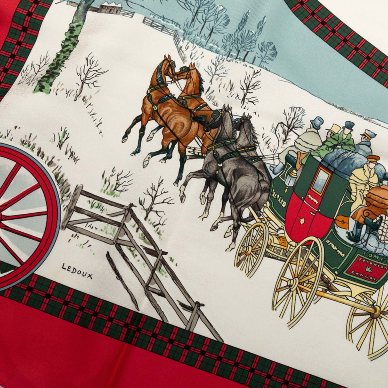 Silk Hermes Scarf - 6