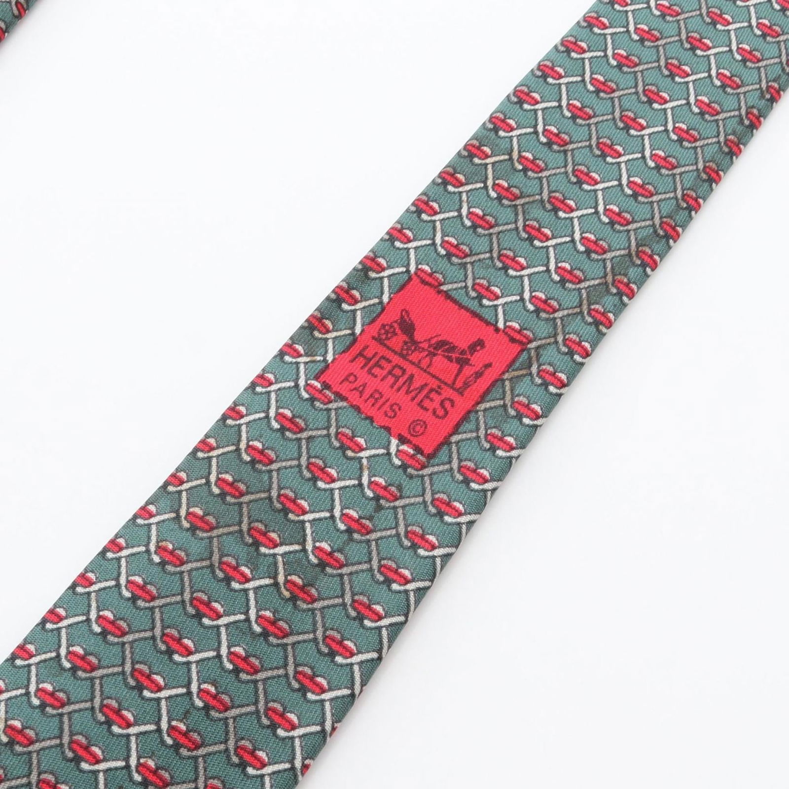 Silk Hermes Cravat - 7