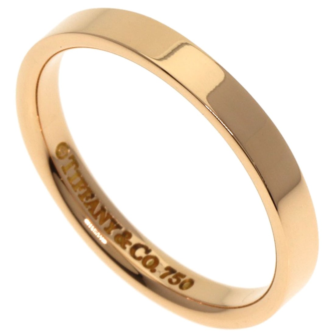 Gold TIFFANY&Co. Flat band Ring K18 Pink: Gold TIFFANY&Co. Flat band Ring K18 Pink This listing features Gold TIFFANY&Co. Flat band Ring K18 Pink. Item specifics are provided below. Item Specifics: Brand: TIFFANY&Co. Style: Ring Material: