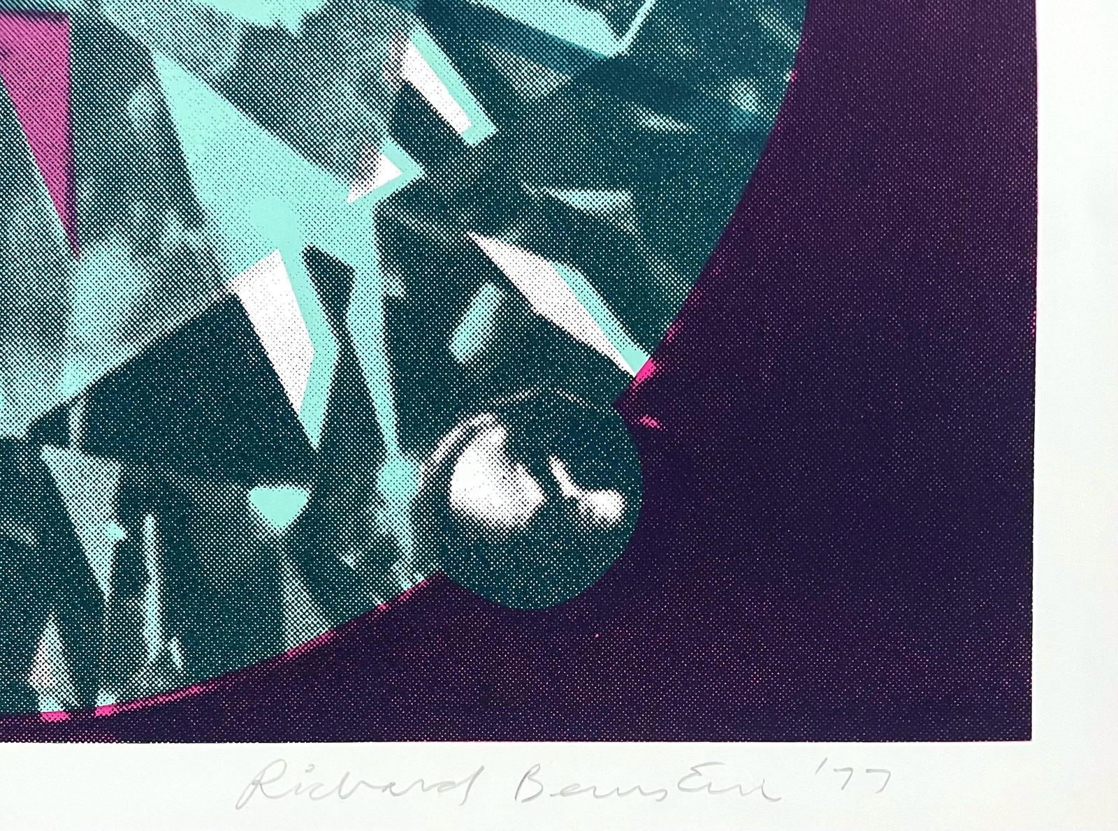 Silkscreen - Richard Bernstein - Diamond Ring - Signed - 5