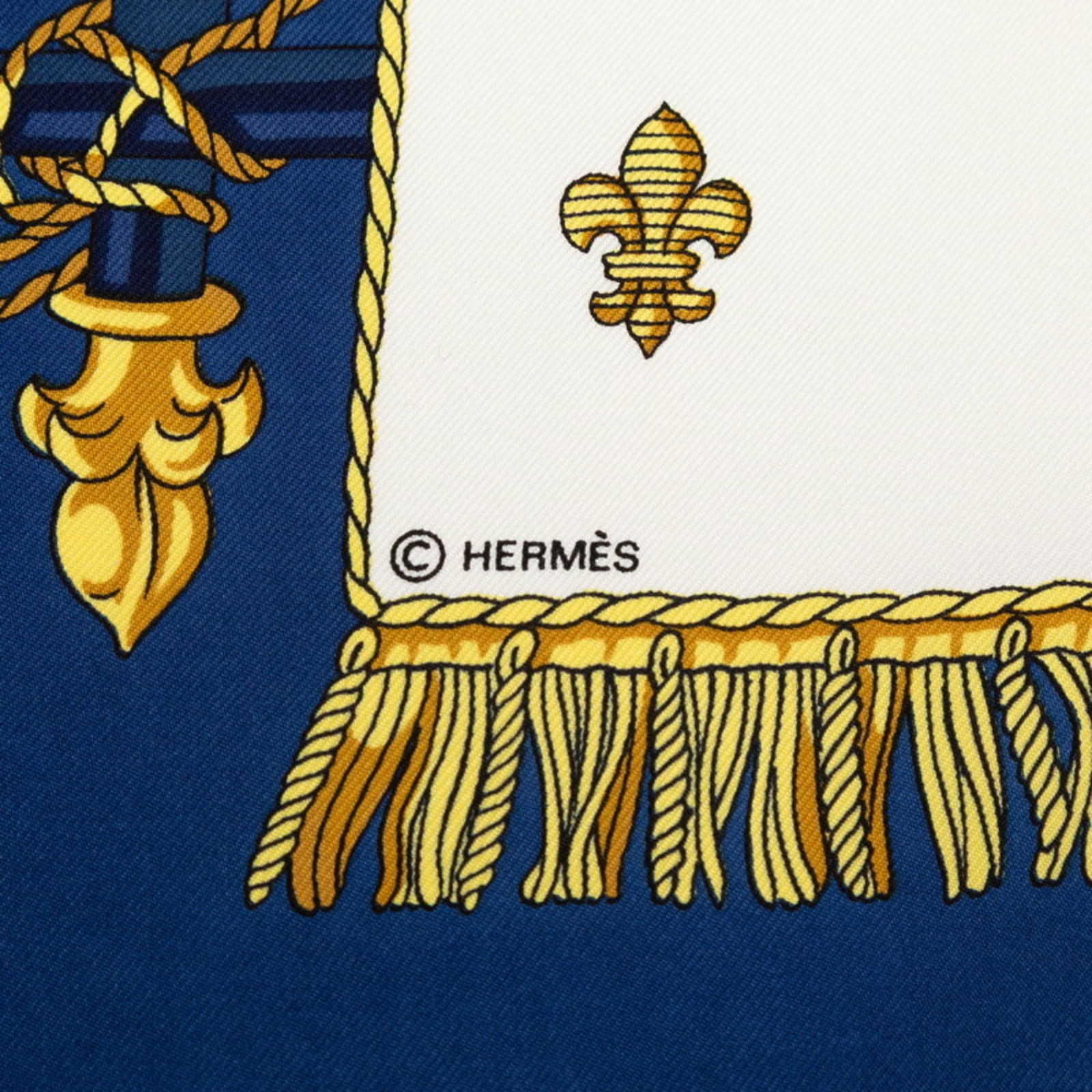 Silk Hermes Scarf - 5