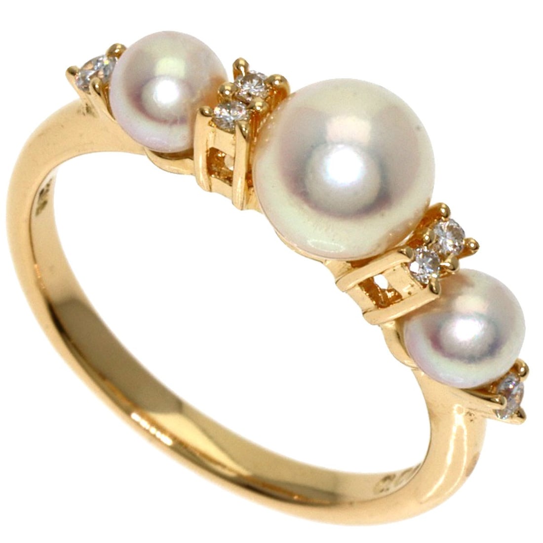 Gold TASAKI Pearl Ring K18 Yellow (1 of 8)