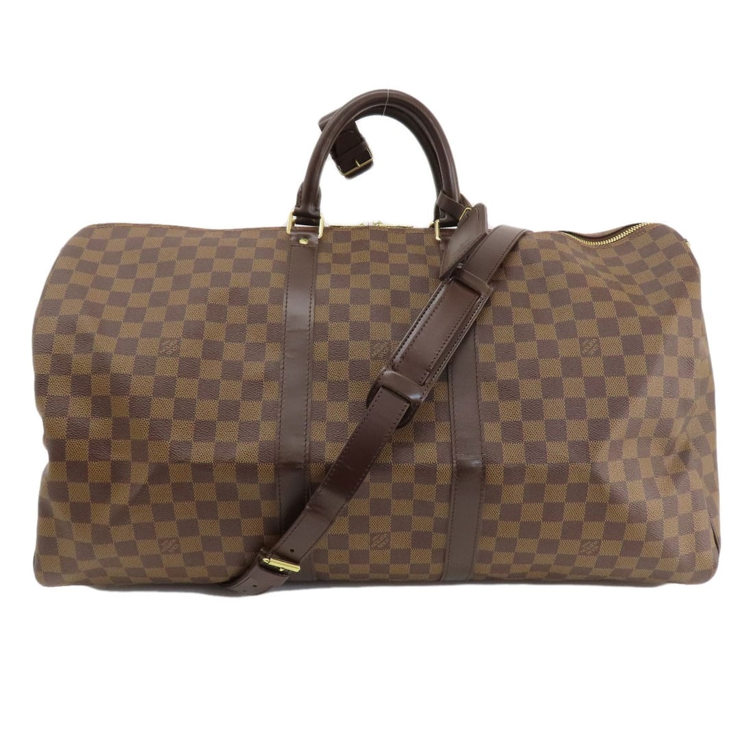 Damier LOUIS VUITTON N41414 Keepall Bandouliere 55 Damier Canvas Boston bag (1 of 20)