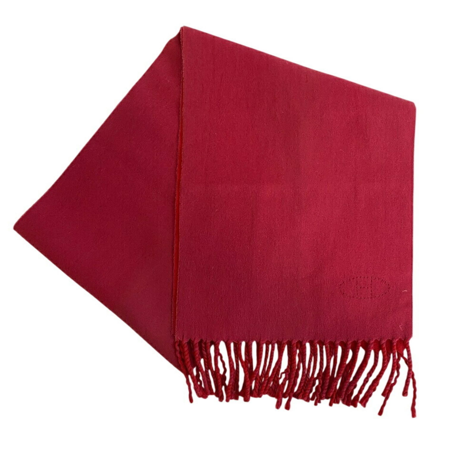 women's HERMES Evelyn scarf red (1 of 9)