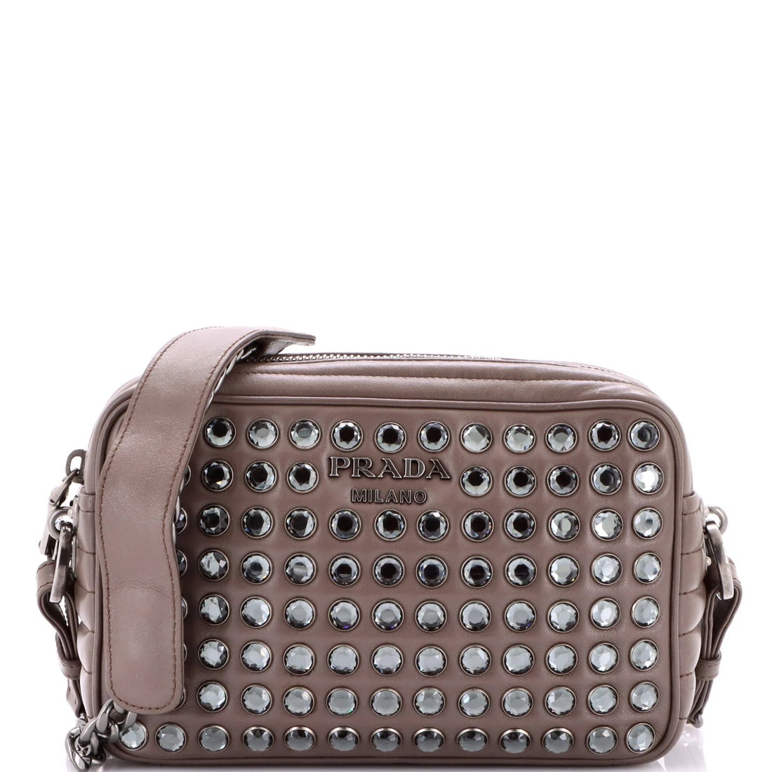 Small Prada Camera Bag Embellished Diagramme Quilted Leather: Small Prada Camera Bag Embellished Diagramme Quilted Leather This listing features Small Prada Camera Bag Embellished Diagramme Quilted Leather. Item specifics are provided below. Item Specifics: