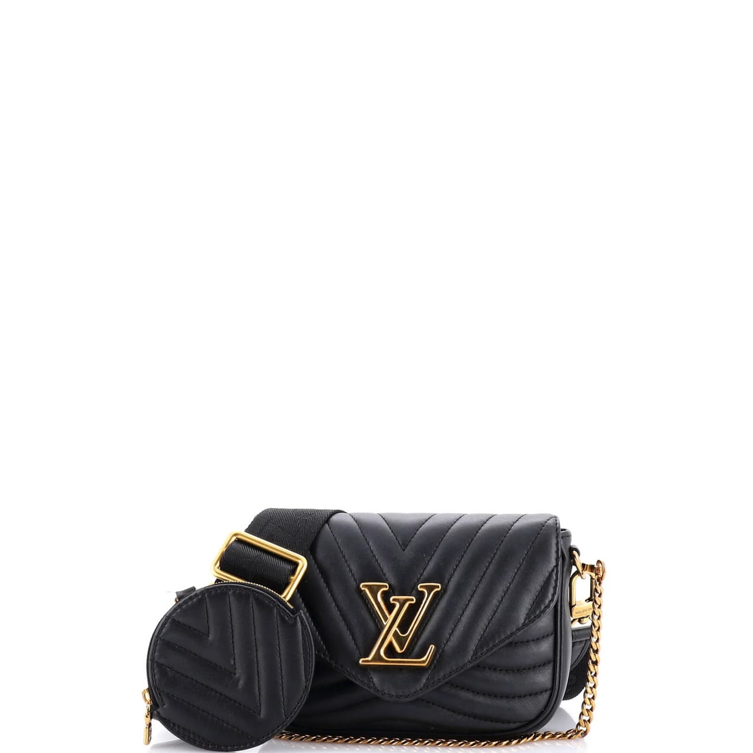 Leather Louis Vuitton New Wave Multi Pochette Quilted: Leather Louis Vuitton New Wave Multi Pochette Quilted This listing features Leather Louis Vuitton New Wave Multi Pochette Quilted. Item specifics are provided below. Item Specifics: Brand: Louis