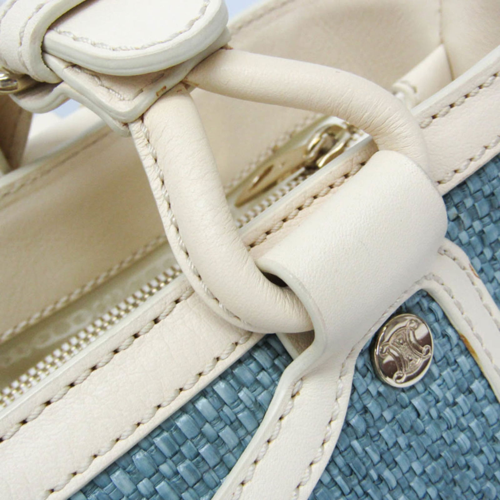 Leather - Celine Handbag Raffia - 12