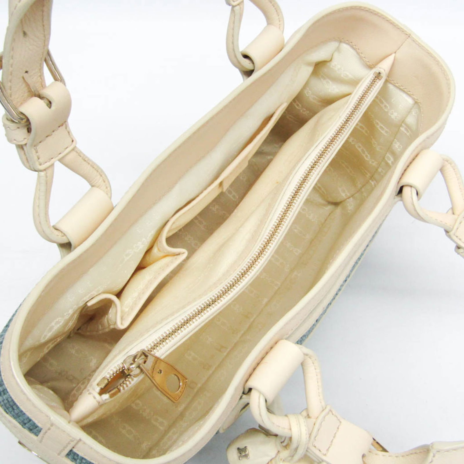 Leather - Celine Handbag Raffia - 4