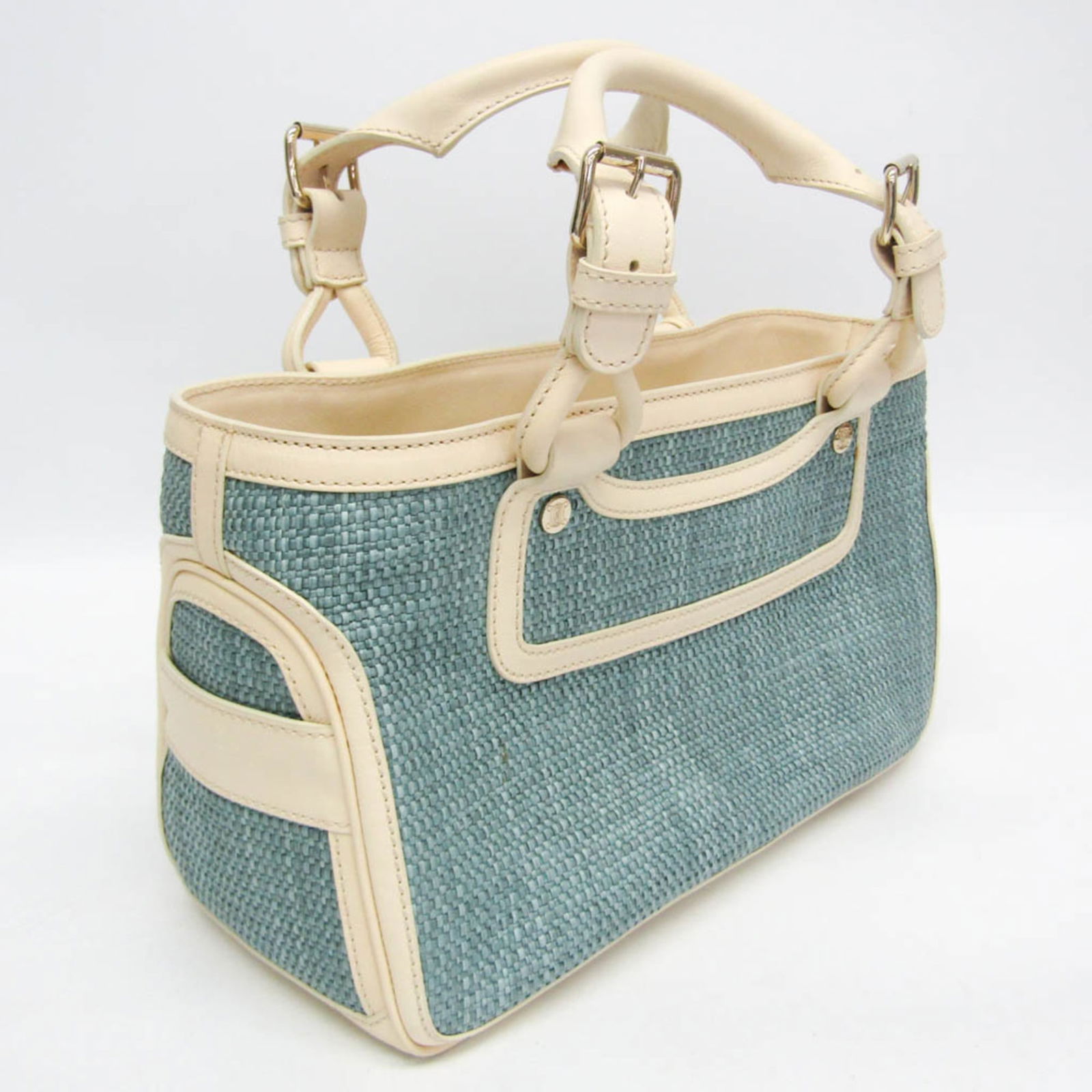 Leather - Celine Handbag Raffia - 8