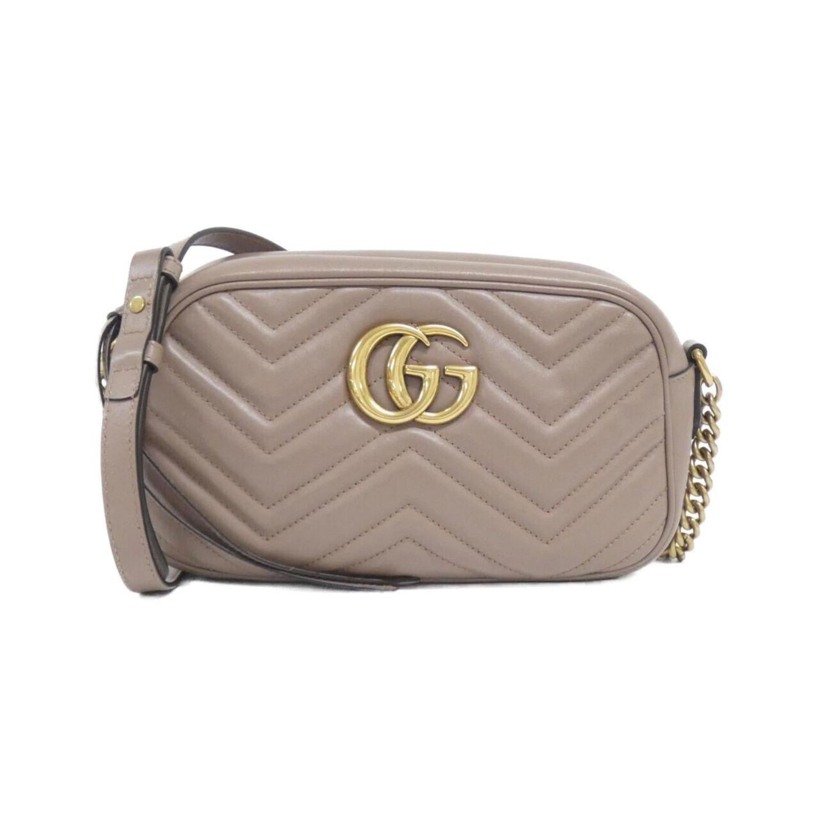 Leather Gucci Shoulder Bag: Leather Gucci Shoulder Bag This listing features Leather Gucci Shoulder Bag. Item specifics are provided below. Item Specifics: Brand: Gucci Type: Shoulder Bag Material: Leather Color: Beige Hardware