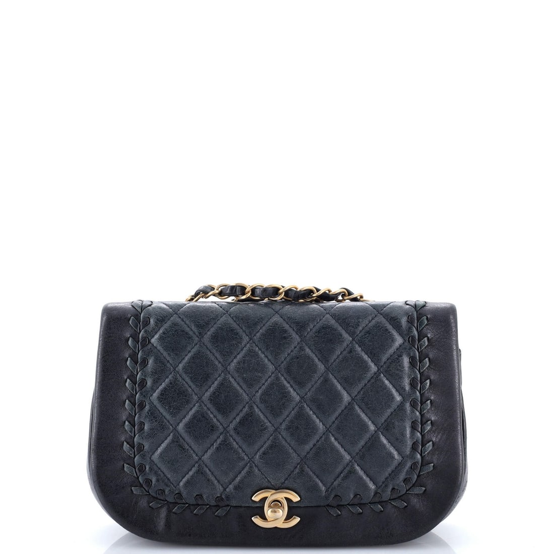 Small Chanel Bicolor Braided Saddle Flap Bag Quilted Lambskin: Small Chanel Bicolor Braided Saddle Flap Bag Quilted Lambskin This listing features Small Chanel Bicolor Braided Saddle Flap Bag Quilted Lambskin. Item specifics are provided below. Item Specifics: