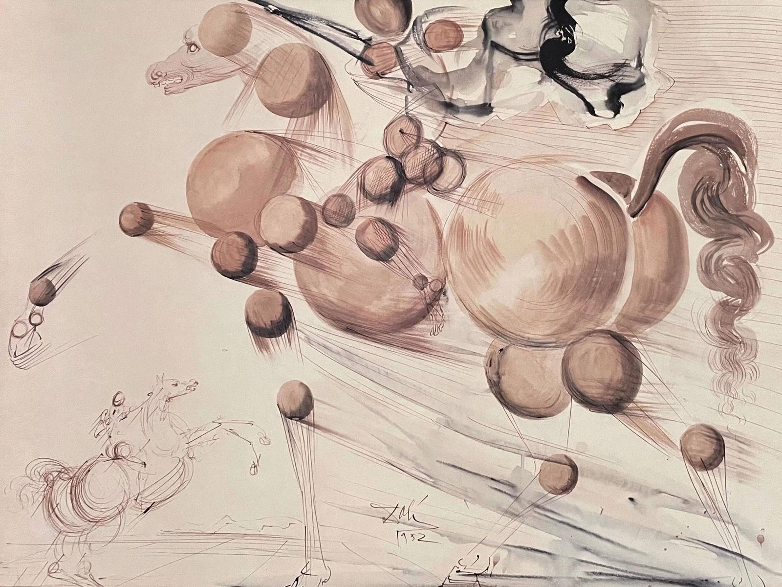 Lithograph - Salvador Dali - Transparent Horse - Signed: Lithograph - Salvador Dali - Transparent Horse - Signed This listing features Lithograph - Salvador Dali - Transparent Horse - Signed. Item specifics are provided below. Item Specifics: Paper size: