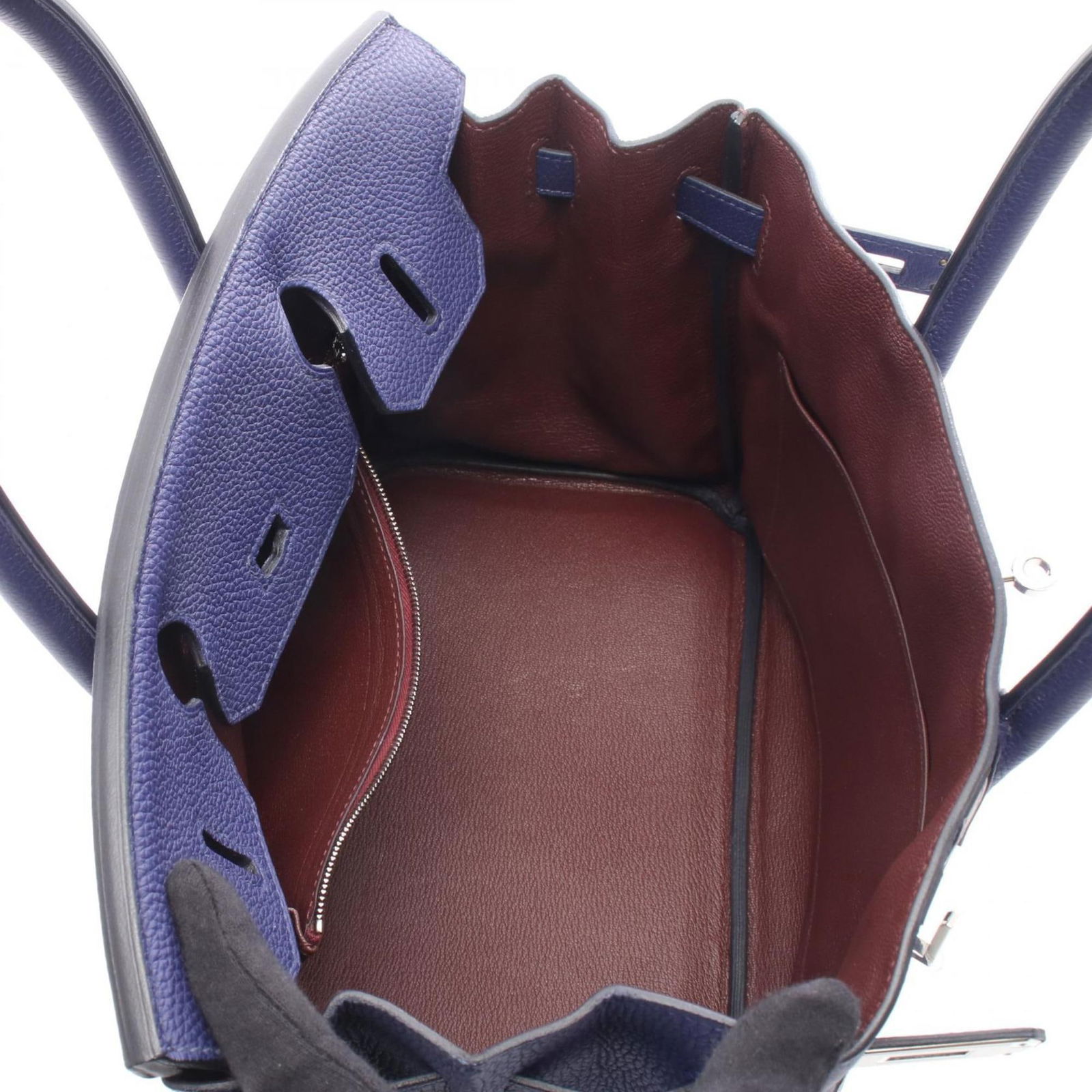 Leather Hermes Handbag - 3