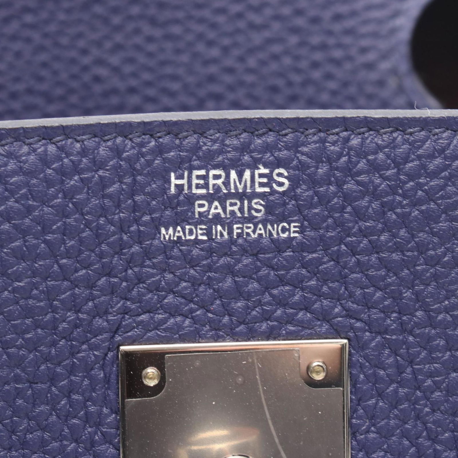 Leather Hermes Handbag - 4
