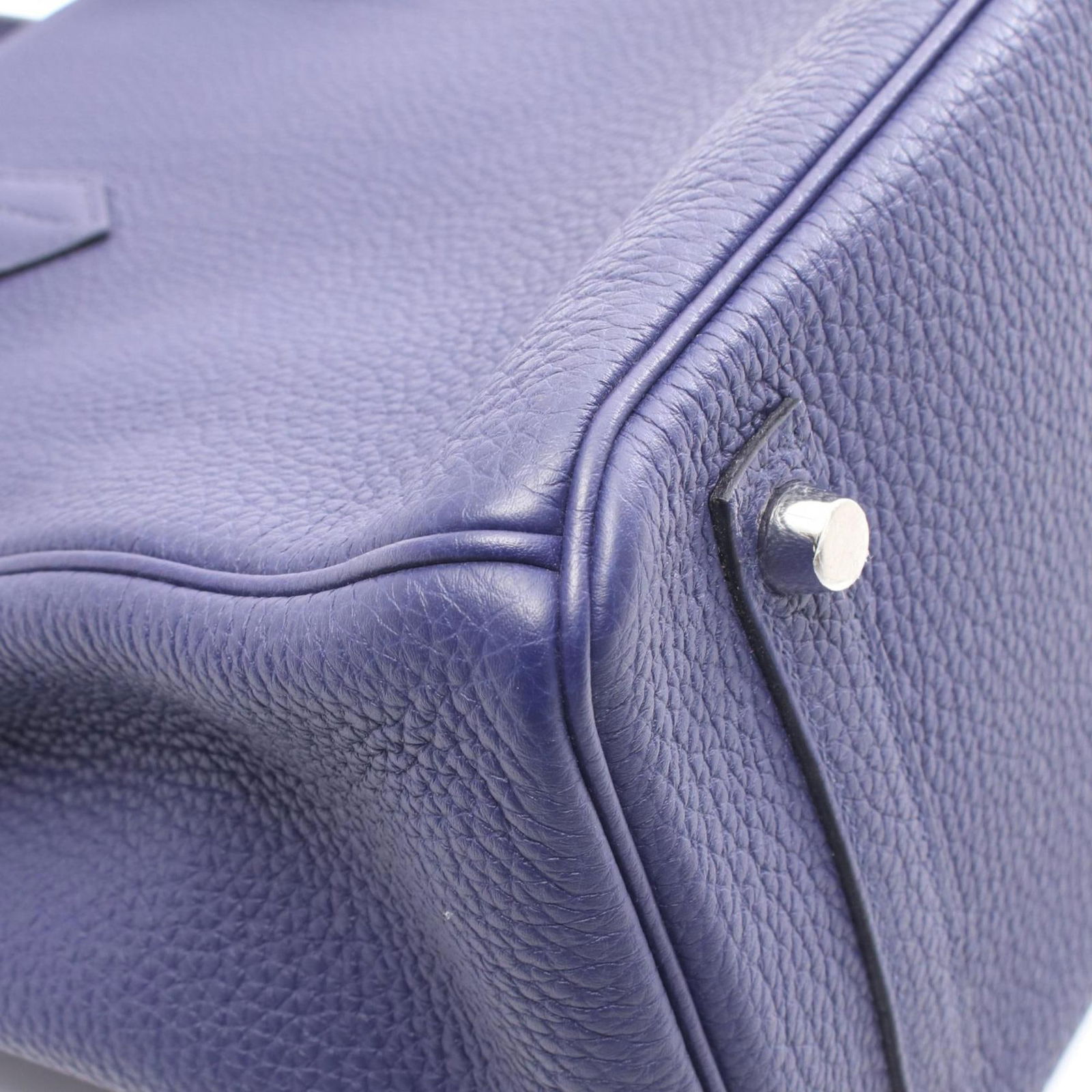 Leather Hermes Handbag - 7