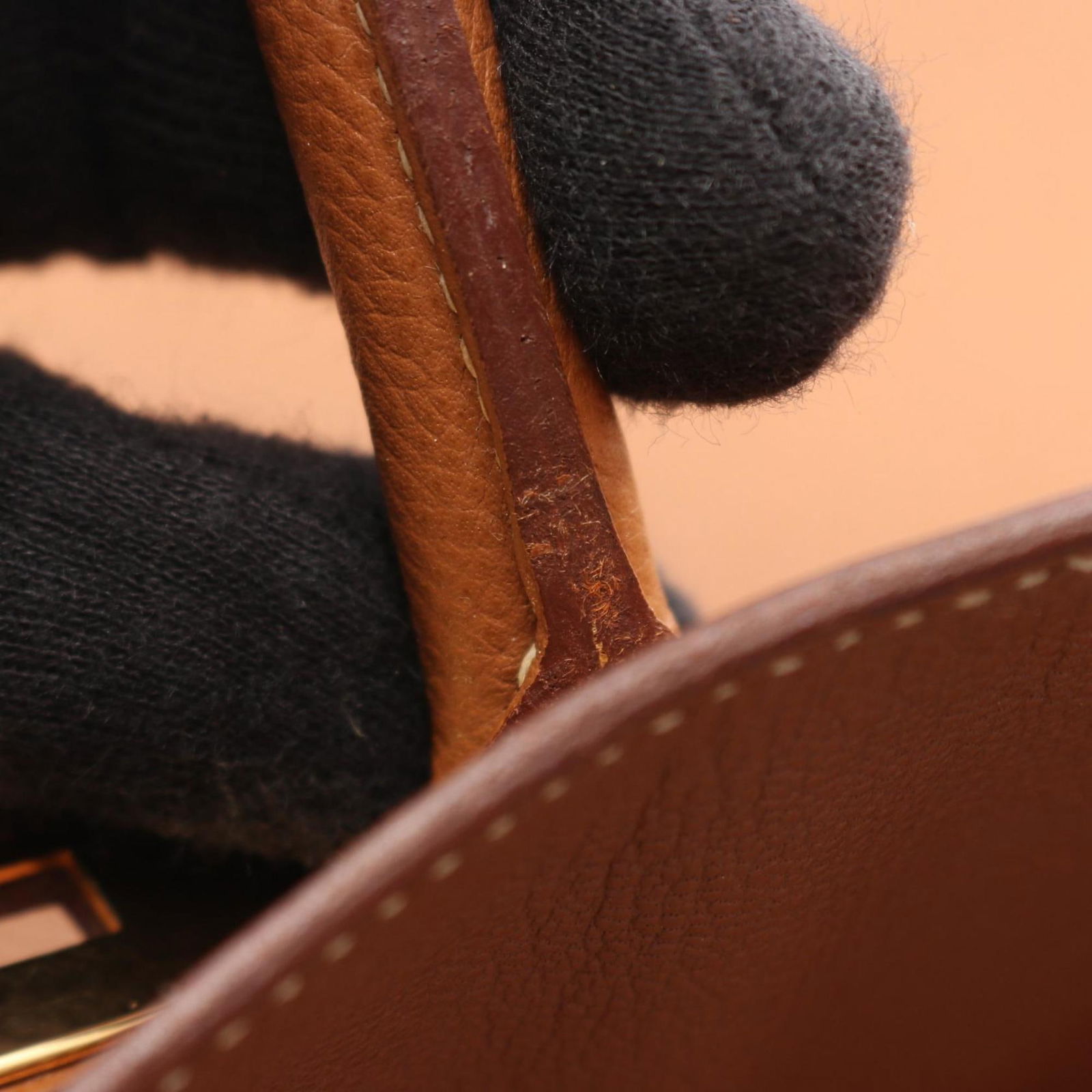 Leather Hermes Handbag - 12