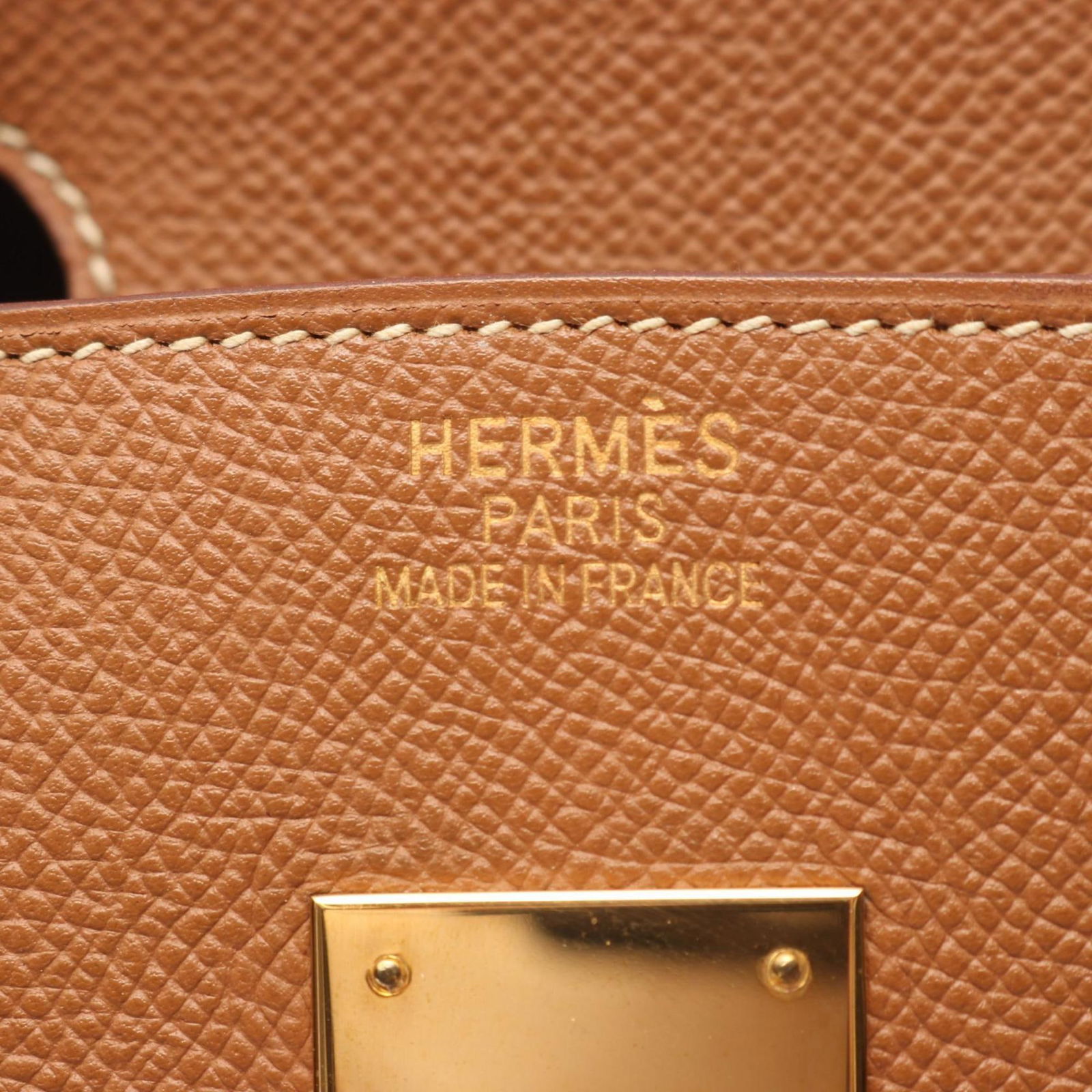 Leather Hermes Handbag - 4