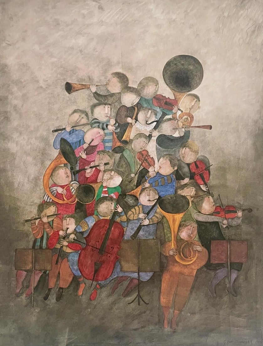 Original Edition Offset Lithograph - Graciela Rodo Boulanger - Oda a la Alegria (1 of 6)