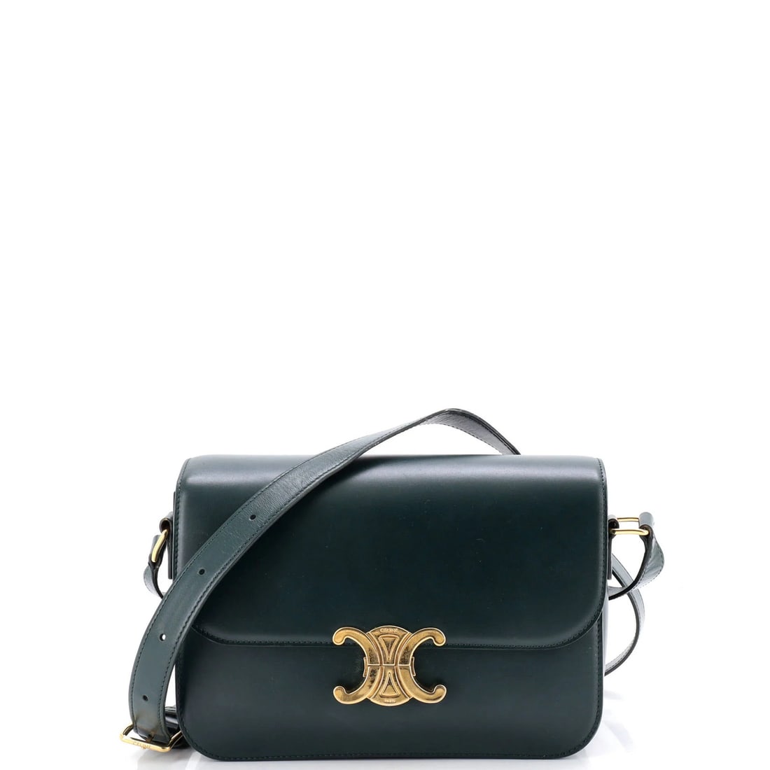 Medium Celine Triomphe Shoulder Bag Smooth Calfskin (1 of 5)