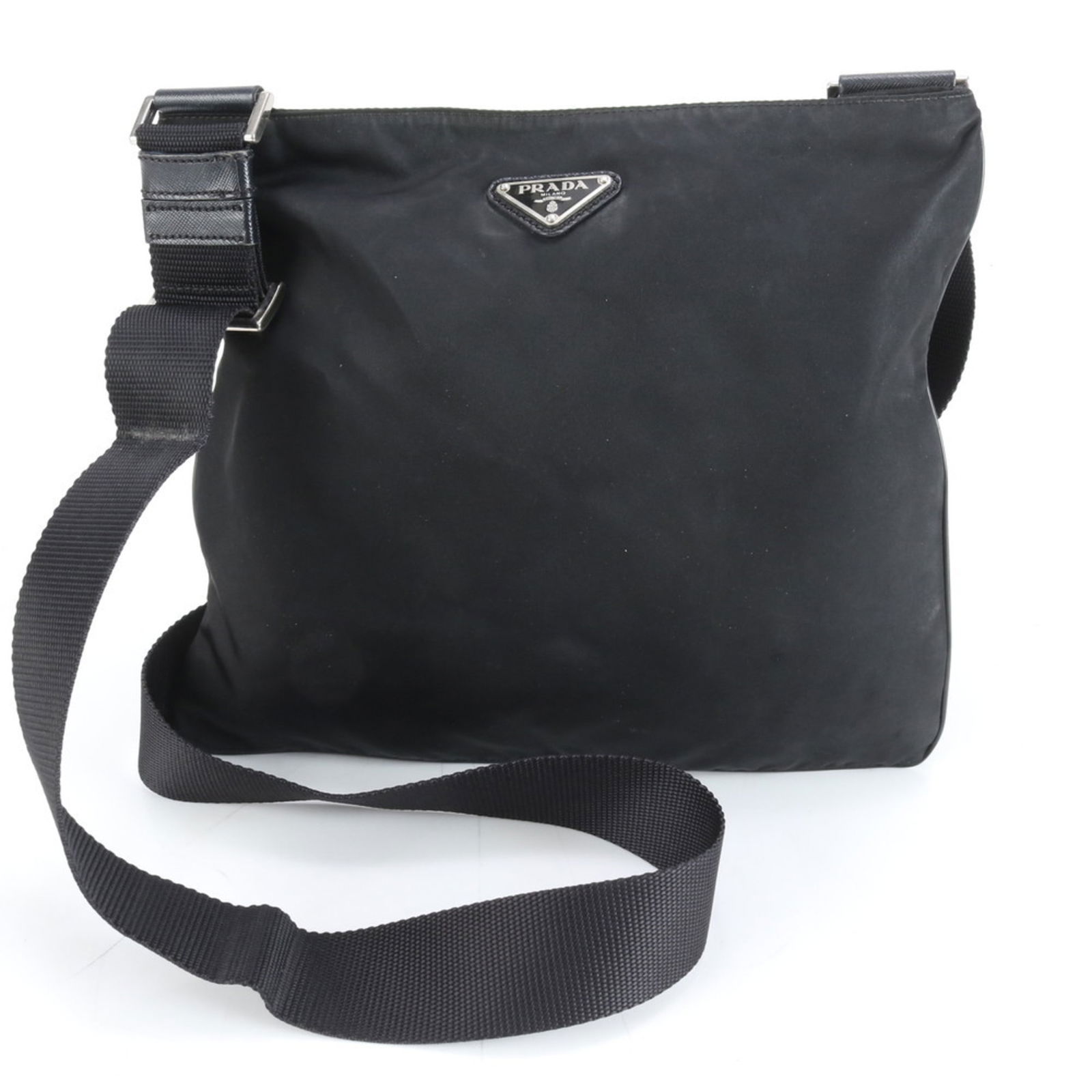Leather - Prada Shoulder Bag Nylon: Leather - Prada Shoulder Bag Nylon This listing features Leather - Prada Shoulder Bag Nylon. Item specifics are provided below. Item Specifics: Brand: Prada Type: Shoulder Bag Material: Nylon , Leathe