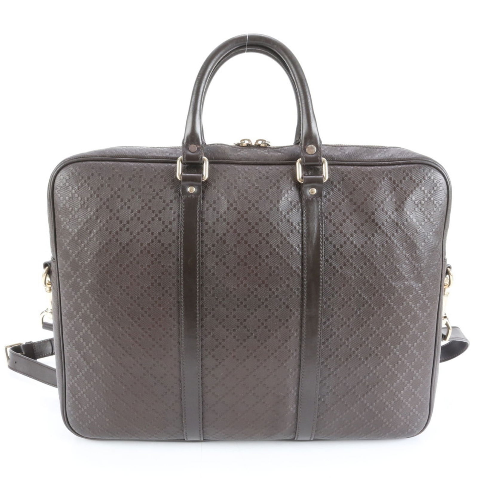Leather Gucci Briefcase - 3
