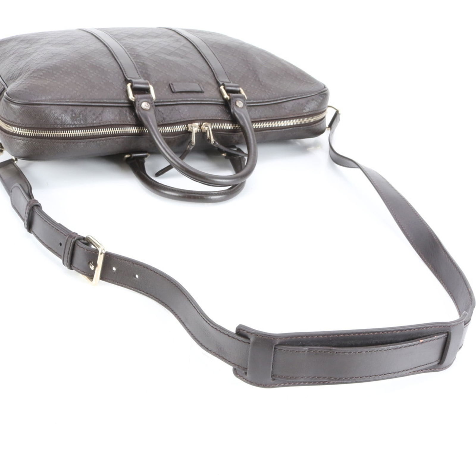 Leather Gucci Briefcase - 4