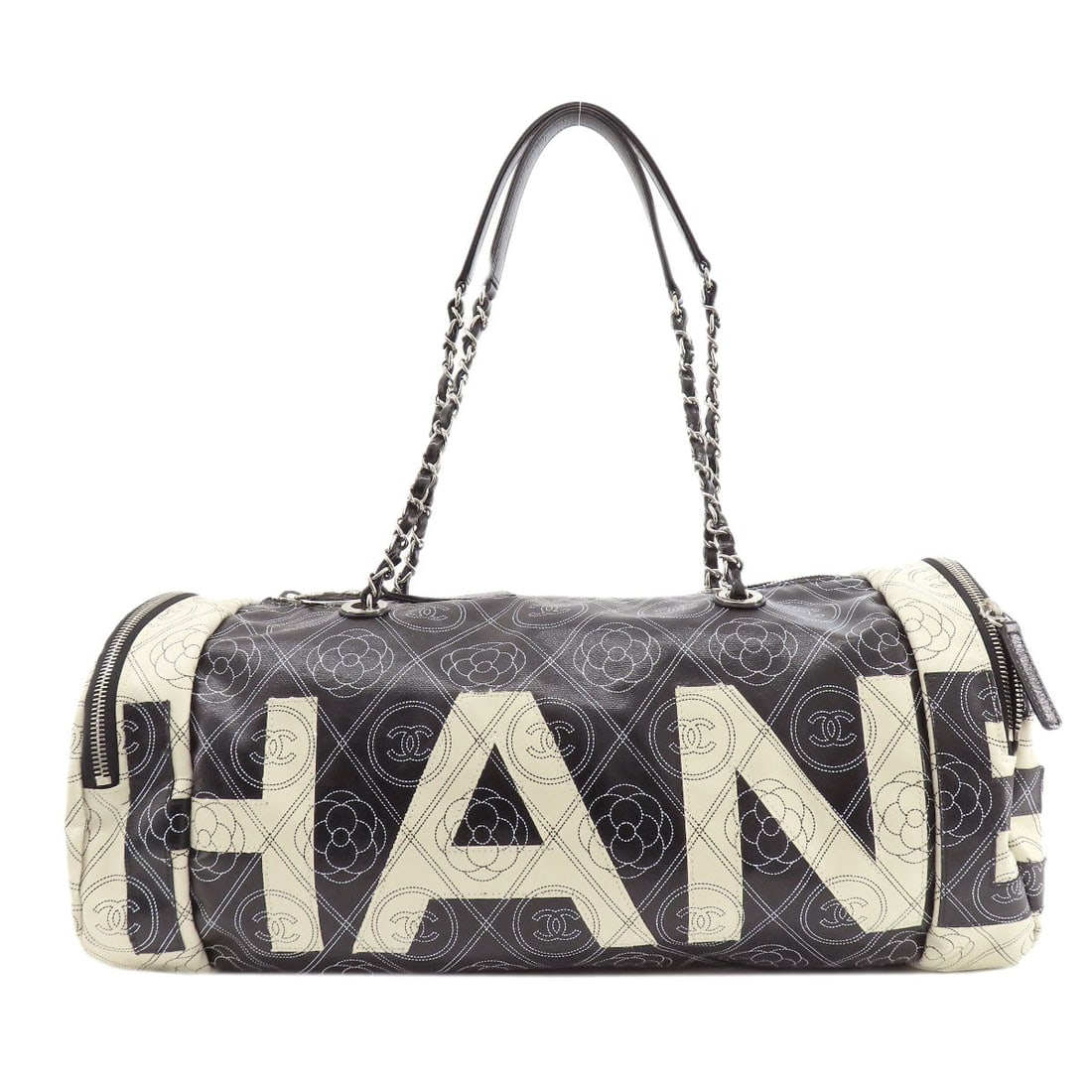 canvas CHANEL COCO Mark Camellia 2WAY SilverHardware Boston bag Coating: canvas CHANEL COCO Mark Camellia 2WAY SilverHardware Boston bag Coating This listing features canvas CHANEL COCO Mark Camellia 2WAY SilverHardware Boston bag Coating. Item specifics are provided below