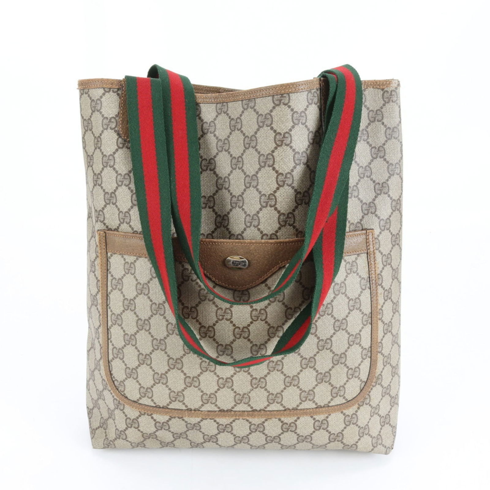Coated Canvas - Gucci Shoulder Bag - Tote Bag Leather (1 of 10)