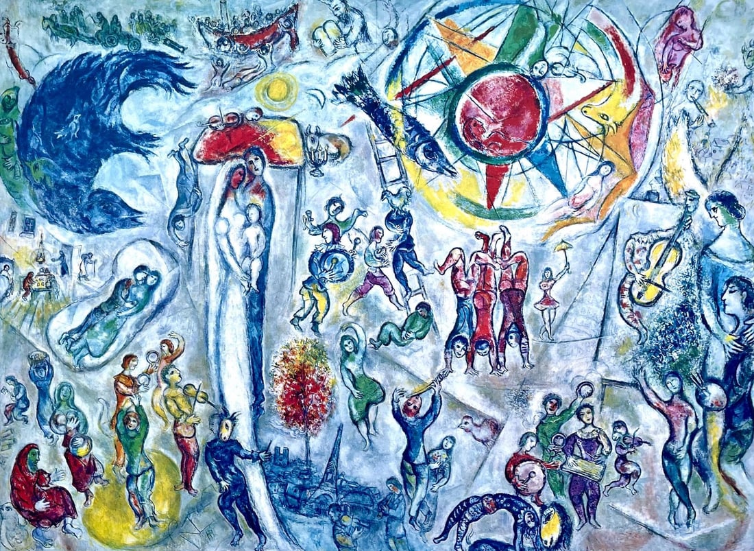 Lithograph - Marc Chagall - Composition - Derrire le miroir: Lithograph - Marc Chagall - Composition - Derrire le miroir This listing features Lithograph - Marc Chagall - Composition - Derrire le miroir. Item specifics are provided below. Item Specifics: Paper