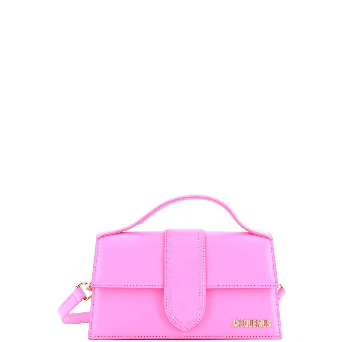 Leather Jacquemus Le Grand Bambino Flap Bag: Leather Jacquemus Le Grand Bambino Flap Bag This listing features Leather Jacquemus Le Grand Bambino Flap Bag. Item specifics are provided below. Item Specifics: Brand: Jacquemus Exterior Material: