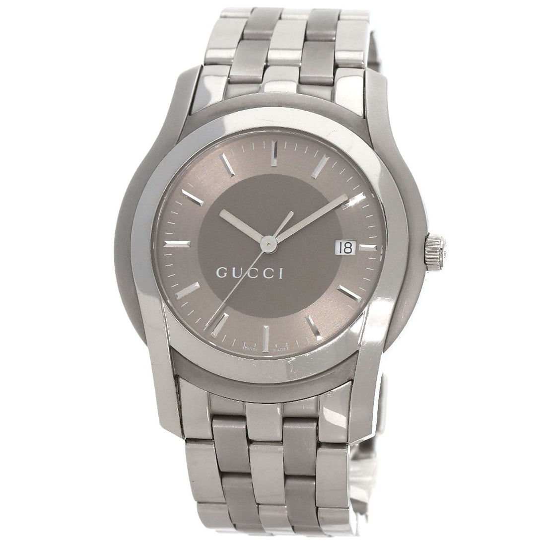Steel GUCCI Round face Watches 5500XL Stainless Steel/ Stainless: Steel GUCCI Round face Watches 5500XL Stainless Steel/ Stainless This listing features Steel GUCCI Round face Watches 5500XL Stainless Steel/ Stainless. Item specifics are provided below. Item