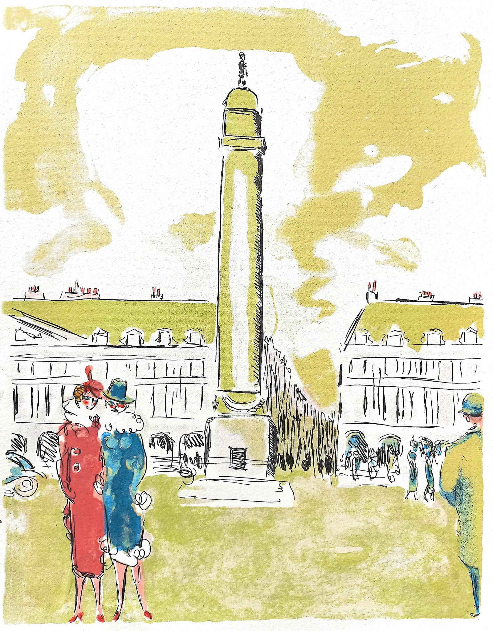 Lithograph - Kees Van Dongen - Place Vendme - Au Temps de Paris Seine: Lithograph - Kees Van Dongen - Place Vendme - Au Temps de Paris Seine This listing features Lithograph - Kees Van Dongen - Place Vendme - Au Temps de Paris Seine. Item specifics are provided below. 