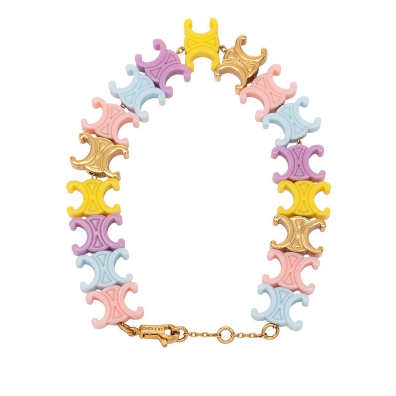 Plastic Celine Charm Bracelet - 3