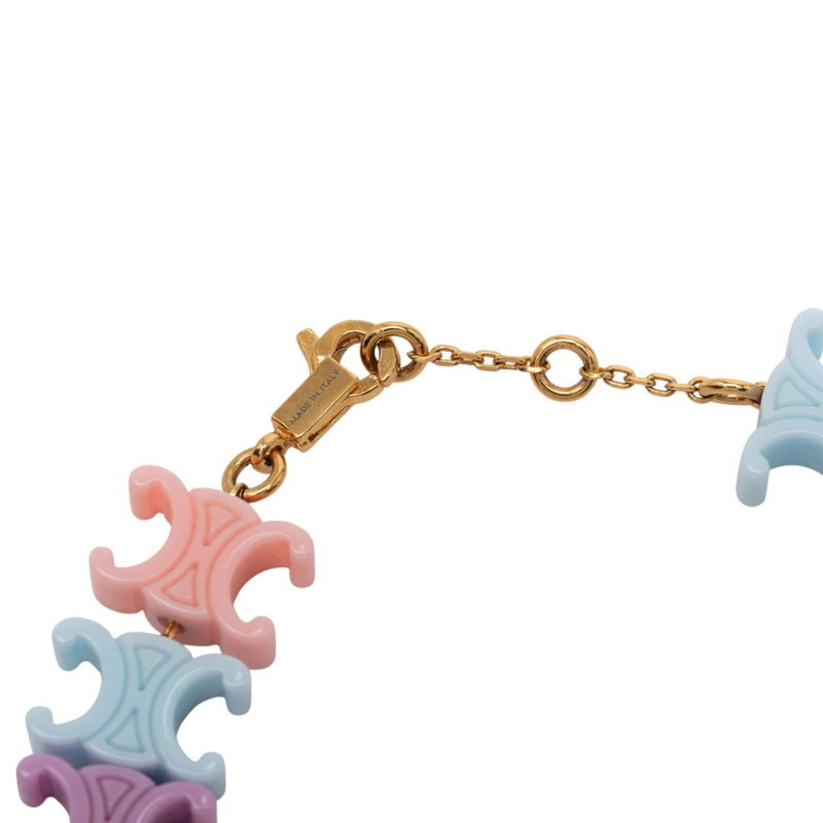 Plastic Celine Charm Bracelet - 5