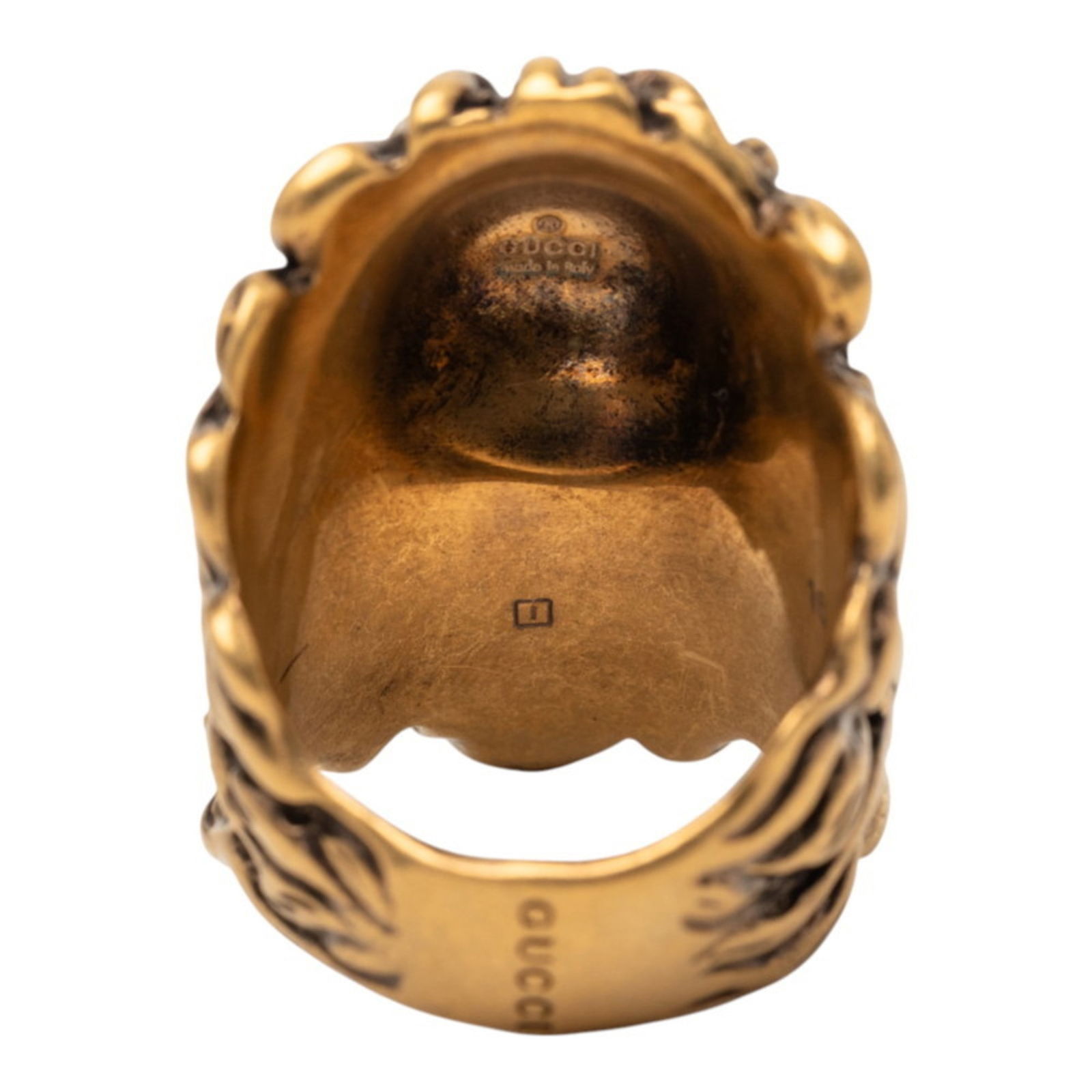 Rhinestone Gucci Band Ring - 6