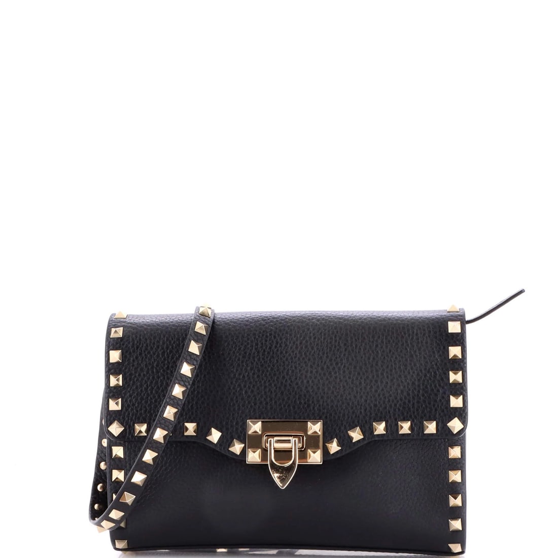 Medium Valentino Garavani Rockstud Flip Lock Flap Bag Leather: Medium Valentino Garavani Rockstud Flip Lock Flap Bag Leather This listing features Medium Valentino Garavani Rockstud Flip Lock Flap Bag Leather. Item specifics are provided below. Item Specifics: