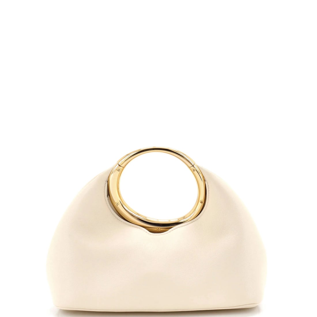 Small Jacquemus Calino Ring Bag Leather: Small Jacquemus Calino Ring Bag Leather This listing features Small Jacquemus Calino Ring Bag Leather. Item specifics are provided below. Item Specifics: Brand: Jacquemus Exterior Material: Leather