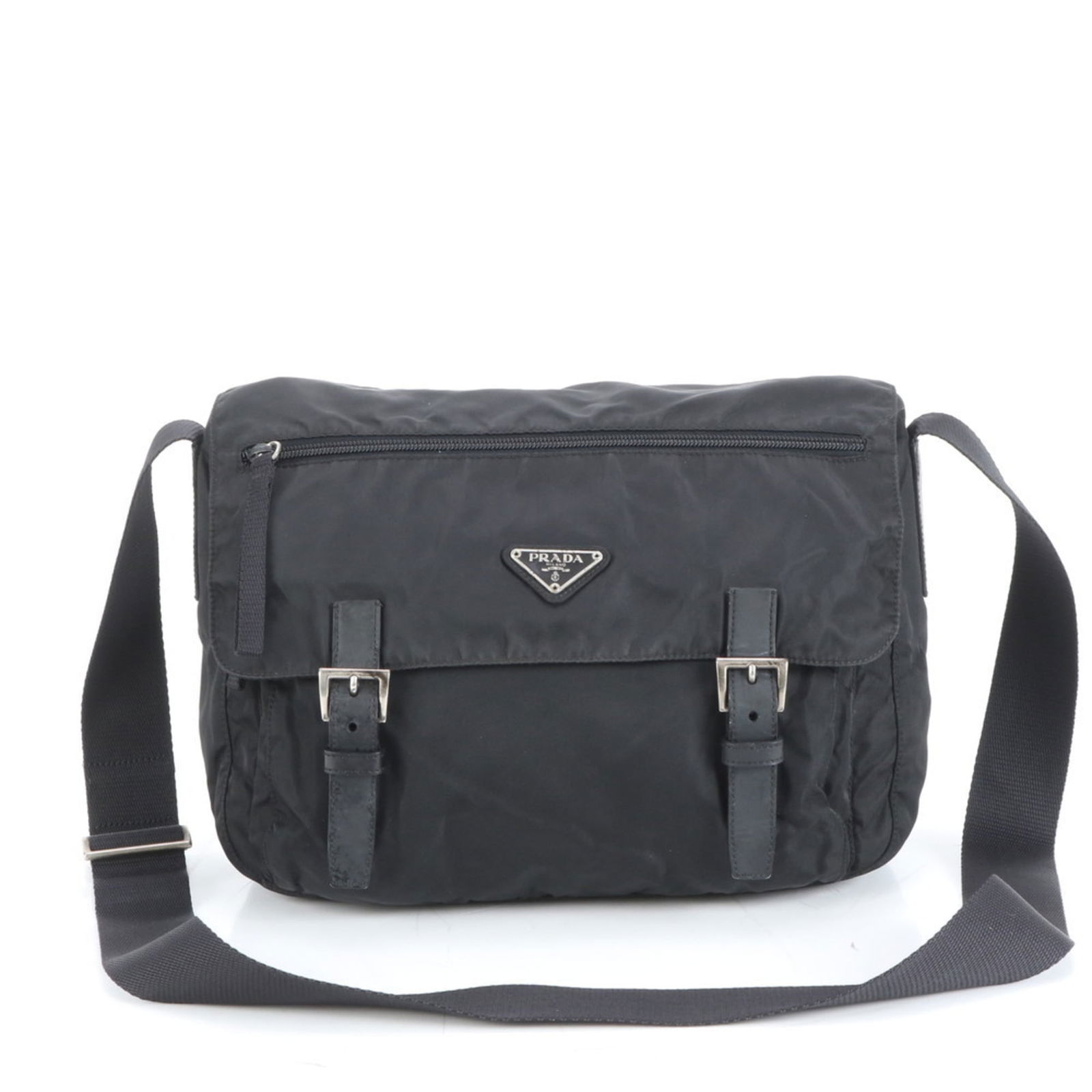 Leather - Prada Shoulder Bag Nylon: Leather - Prada Shoulder Bag Nylon This listing features Leather - Prada Shoulder Bag Nylon. Item specifics are provided below. Item Specifics: Brand: Prada Type: Shoulder Bag Material: Nylon , Leathe