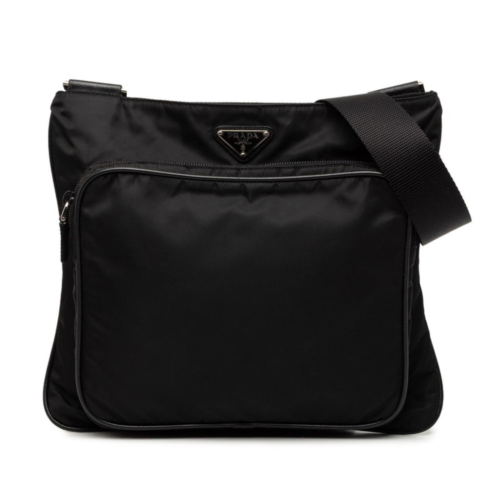 Nylon Prada Shoulder Bag: Nylon Prada Shoulder Bag This listing features Nylon Prada Shoulder Bag. Item specifics are provided below. Item Specifics: Brand: Prada Type: Shoulder Bag Material: Nylon Color: Black Gender: Women S