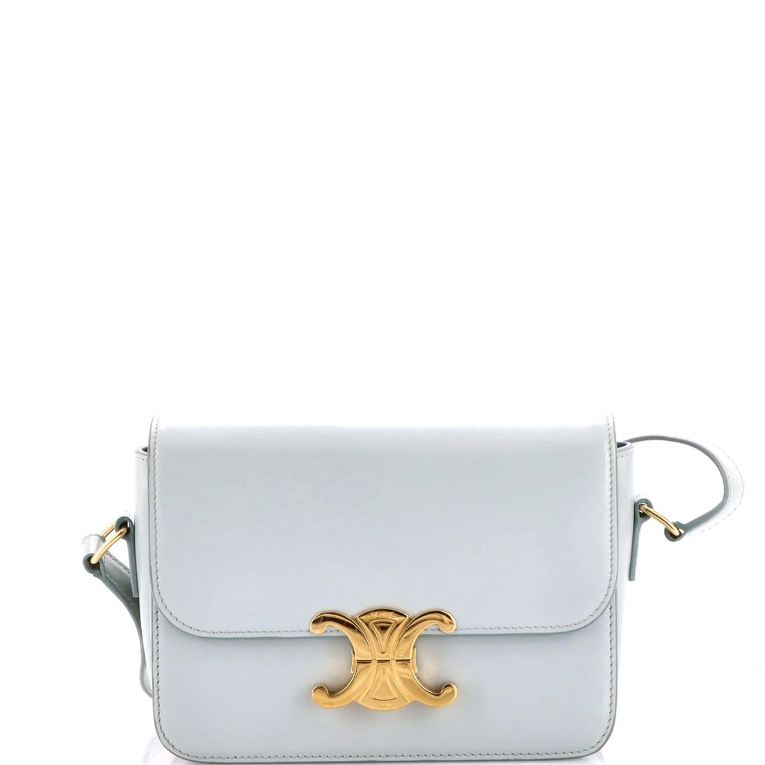 Teen Celine Triomphe Shoulder Bag Smooth Calfskin: Teen Celine Triomphe Shoulder Bag Smooth Calfskin This listing features Teen Celine Triomphe Shoulder Bag Smooth Calfskin. Item specifics are provided below. Item Specifics: Brand: Celine Exterior