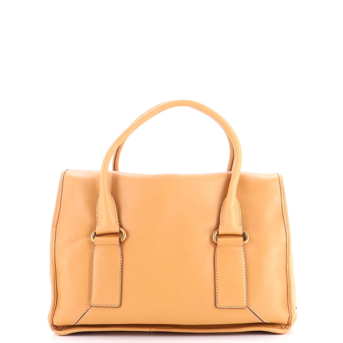 Large Prada Pushlock Flap Tote Leather - 3