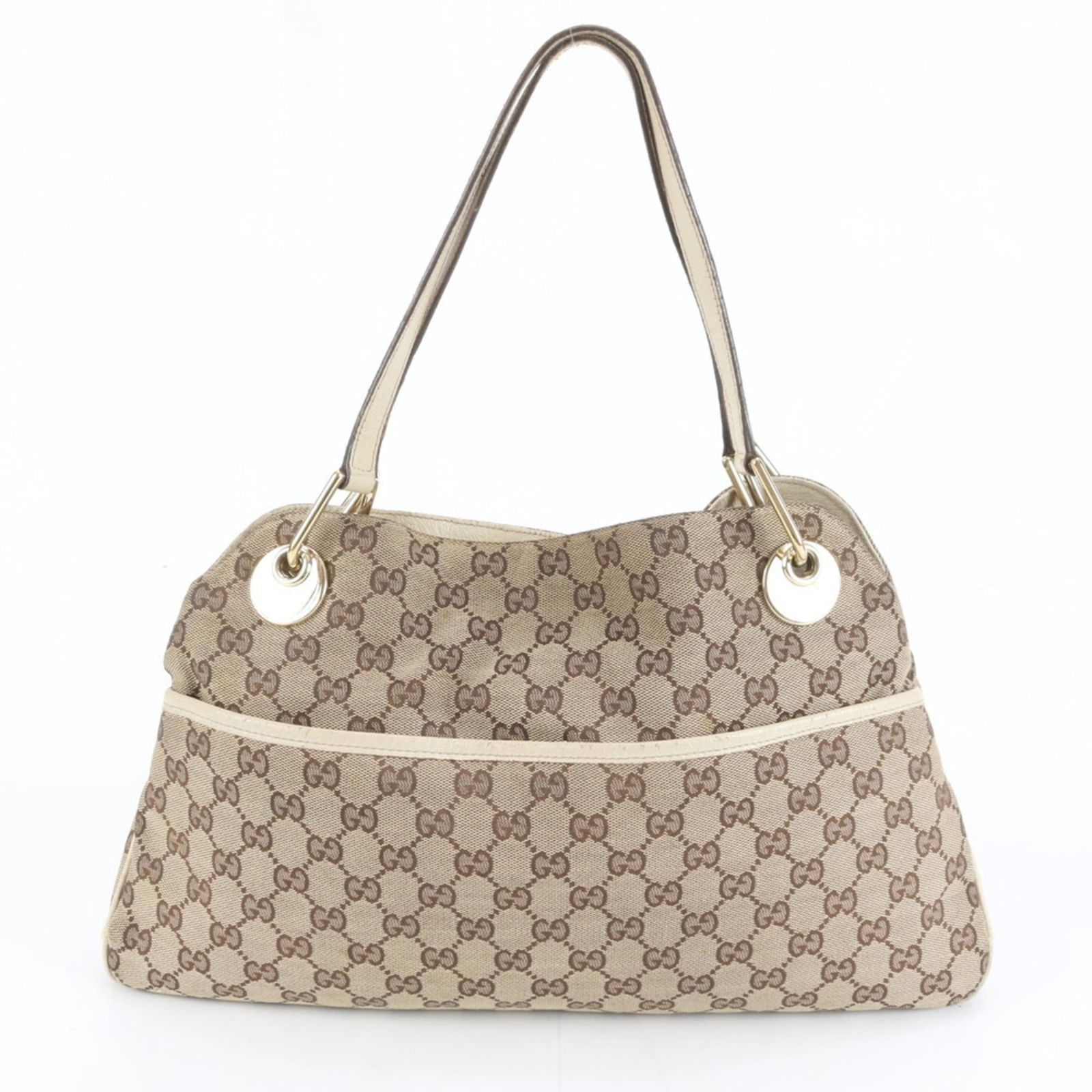 Canvas - Gucci Handbag - Shoulder Bag - Tote Bag Leather (1 of 9)