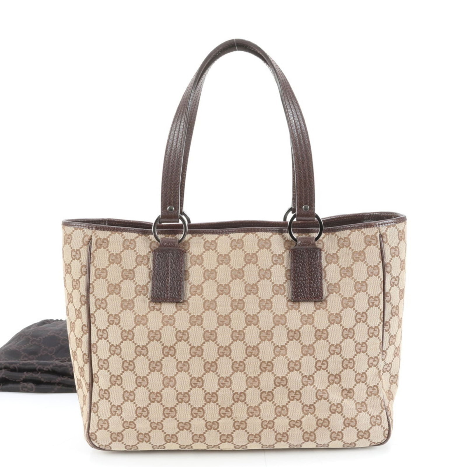 Canvas - Gucci Handbag - Shoulder Bag - Tote Bag Leather (1 of 9)