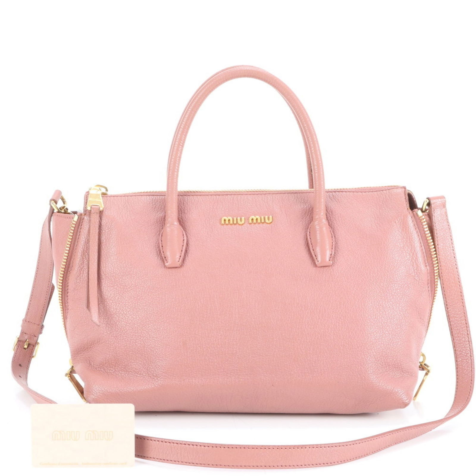 Shoulder Bag Leather - Miu Handbag: Shoulder Bag Leather - Miu Handbag This listing features Shoulder Bag Leather - Miu Handbag. Item specifics are provided below. Item Specifics: Brand: Miu Miu Type: Handbag, Shoulder Bag Material: Lea