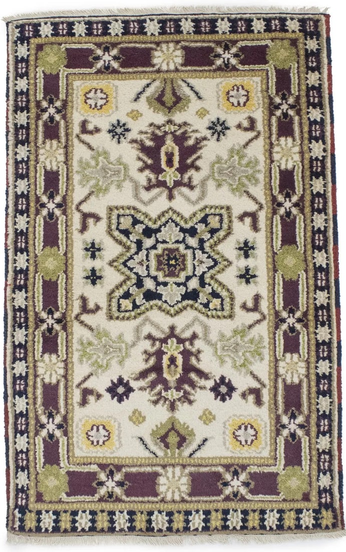 Carpet 3X5 ft Small Tribal Kazak Hand-Knotted Wool Oriental Area Rug Home Decor (1 of 16)