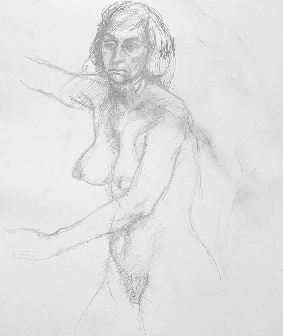 Original Drawing - Ian Hornak - Renaissance Female Nude Figure Study - 1963: Original Drawing - Ian Hornak - Renaissance Female Nude Figure Study - 1963 This listing features Original Drawing - Ian Hornak - Renaissance Female Nude Figure Study - 1963. Item specifics are