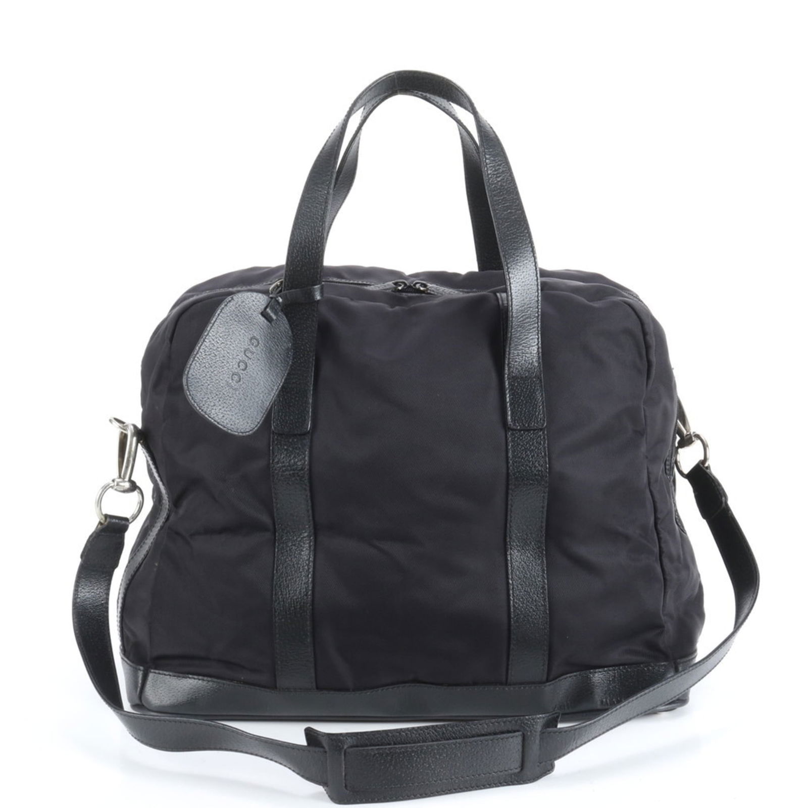 Nylon - Gucci Boston Bag - Shoulder Bag - Tote Bag Leather (1 of 9)